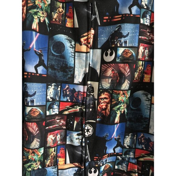 Star Wars Empire Grid Hoodie Graphic Print Zip-Up Jacket Pockets Size XL - Picture 2 of 5